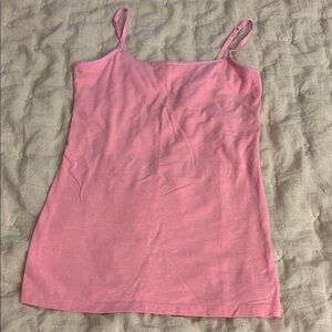 SO Juniors Pink Shelf Bra Top